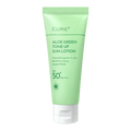 Cure Aloe Green Tone Up Sun Lotion SPF 50+ PA++++ , 40g