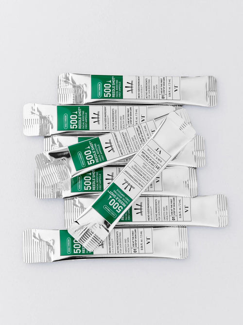 VT COSMETICS CICA Reedle Shot Facial Boosting First Ampoule 500, 16ml (2ml x 8)