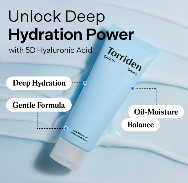 Torriden DIVE IN Cream 80ml | Korean Skin Care