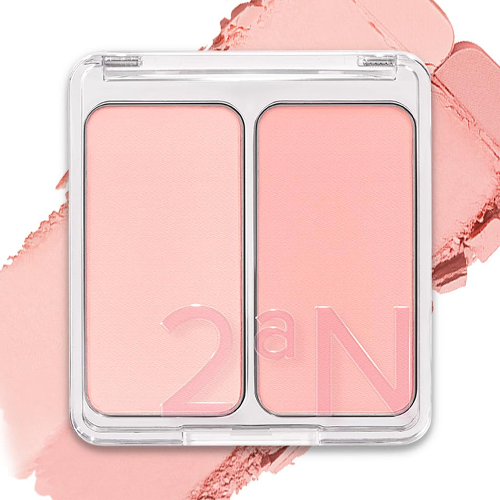 2aN Dual Color Face Blusher 4.5g, Korea Makeup