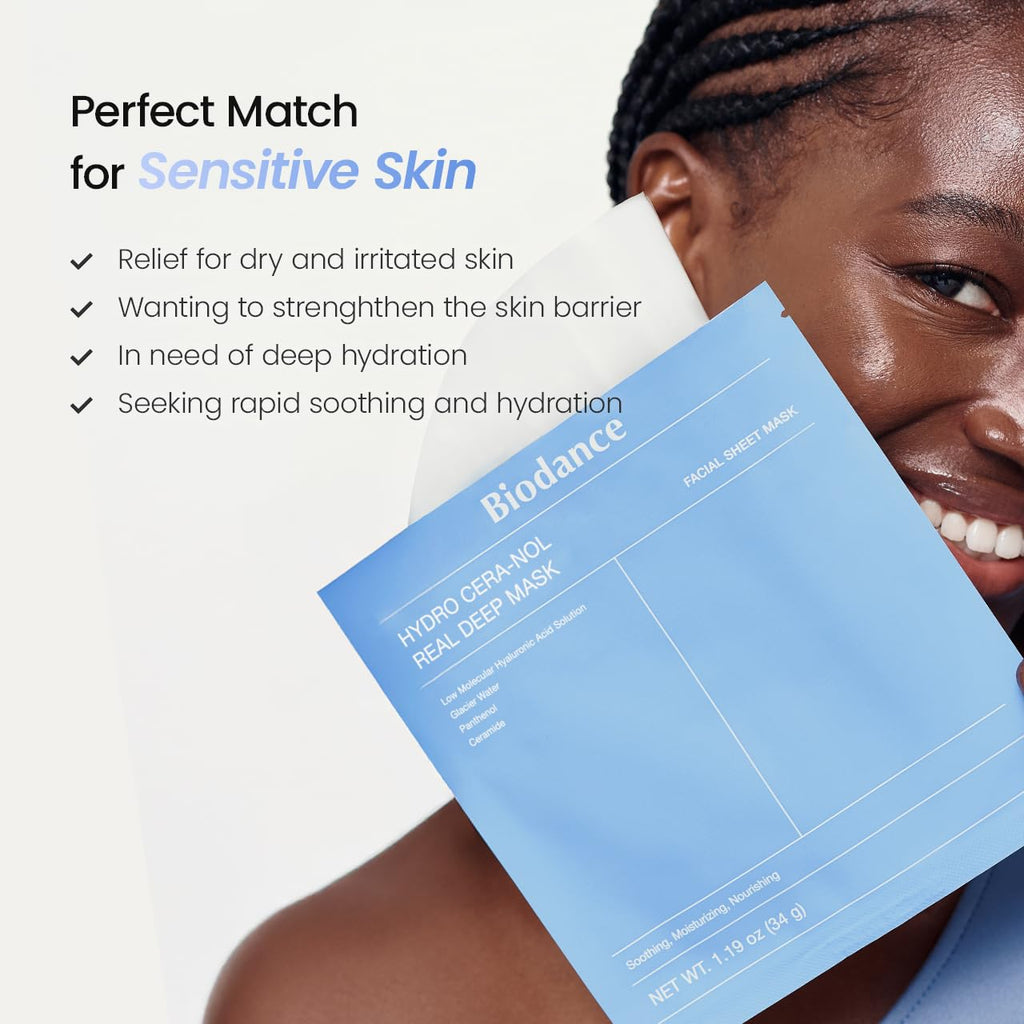 BIODANCE Hydrogel Overnight Face Mask (Collagen, Cera-nol, Vita)