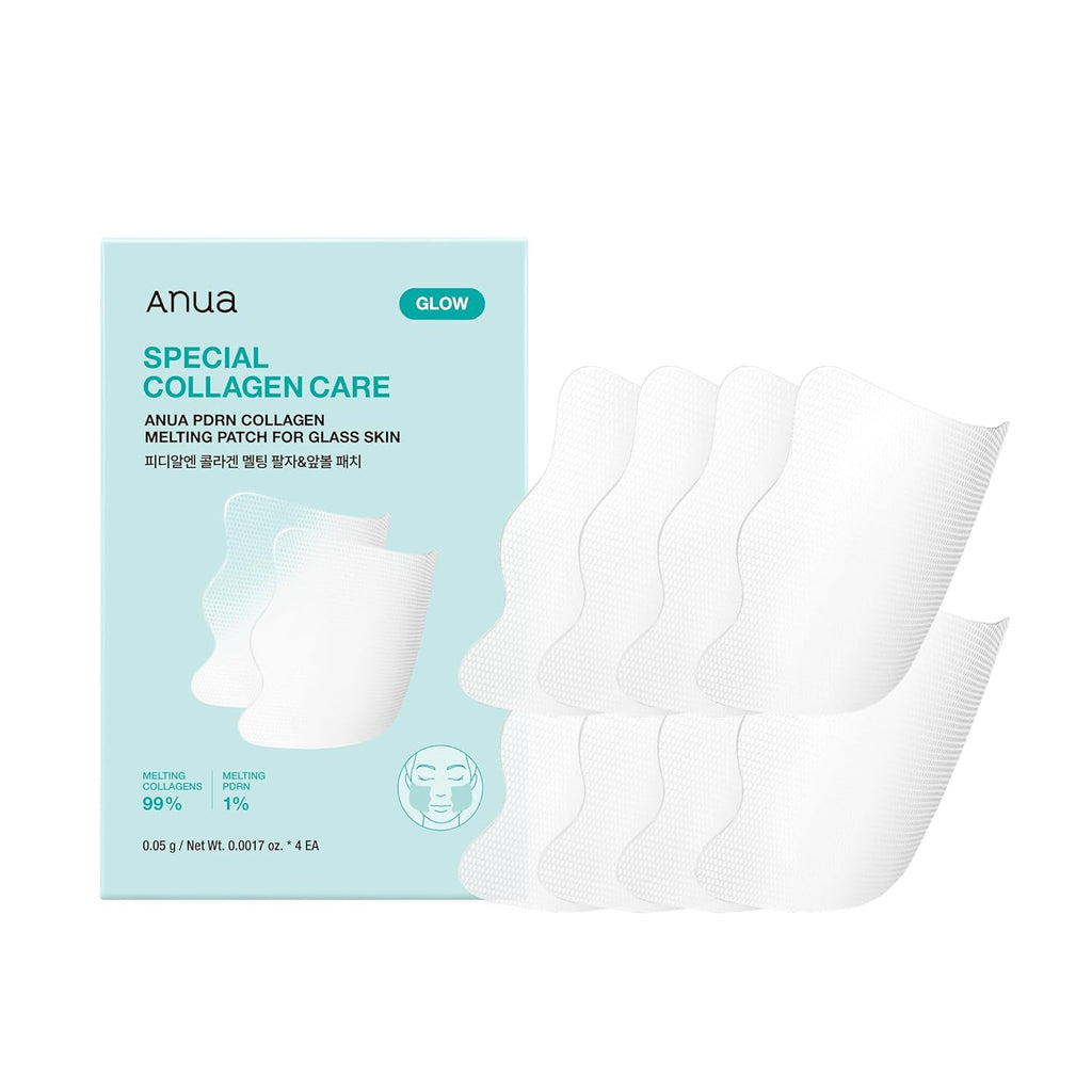 Anua PDRN Collagen Melting Patch for Glass Skin | 2 Pairs x 4EA | Korean Skincare