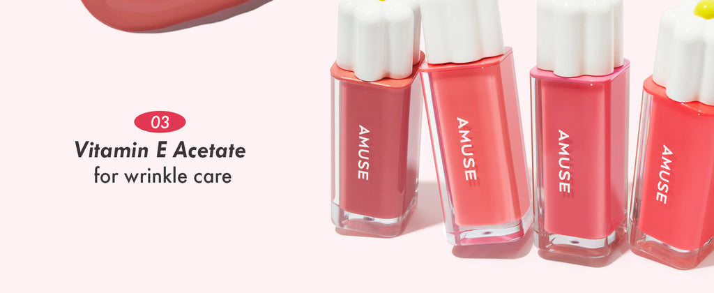 Amuse SEOUL Daisy Flower Dew Tint 4g | Vegan Korean Lip Makeup
