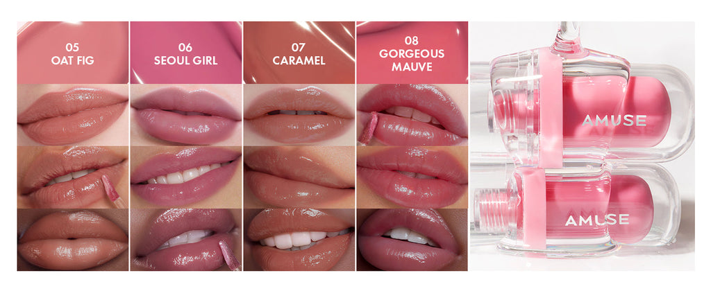 Amuse Jel-Fit Glossy Lip Tint 3.8g – Vegan Hydrating
