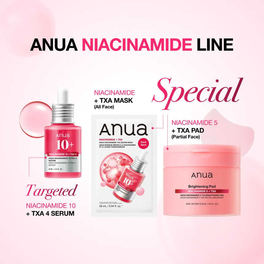 Anua Niacinamide TXA Serum Mask 28ml | Korean Skincare