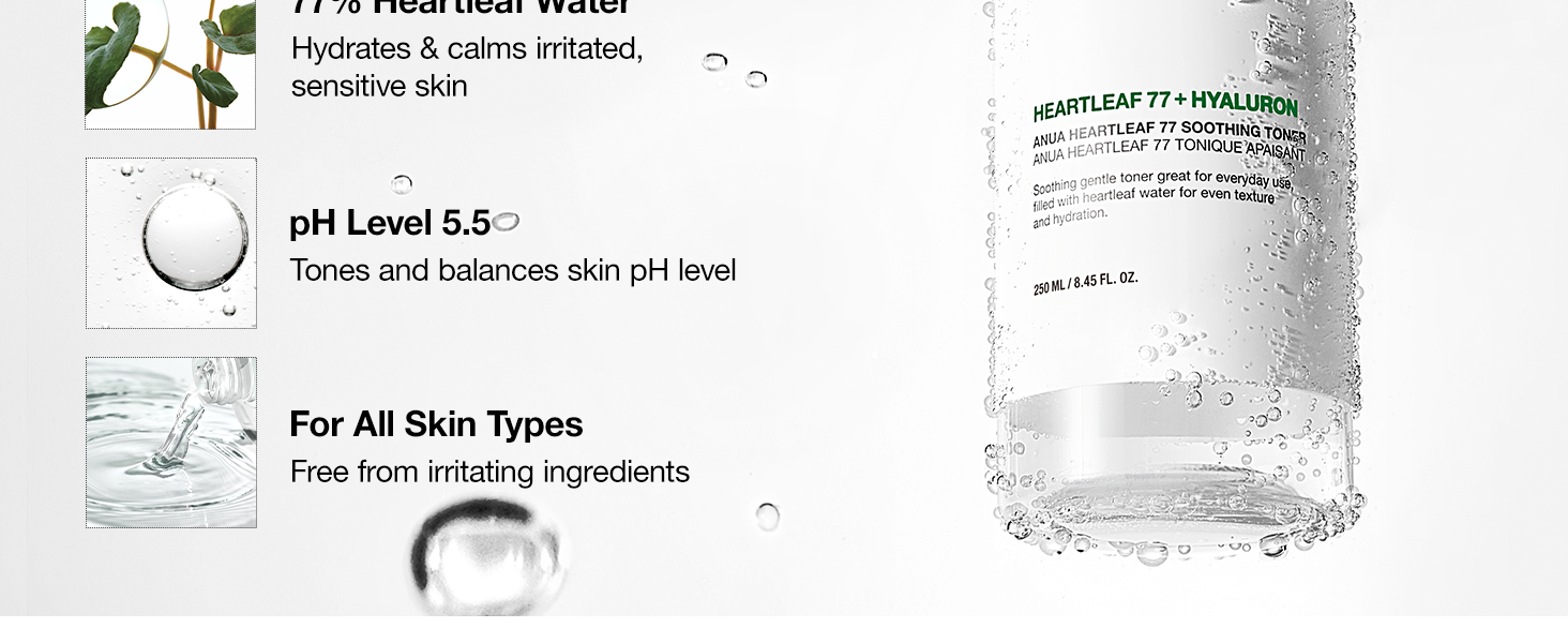 Anua Heartleaf 77 Soothing Toner 8.45 fl.oz/250ml