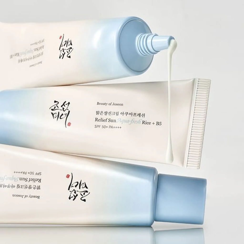 Beauty of Joseon Organic Korean Sunscreen Relief Sun Aqua-fresh: Rice + B5 50ml SPF50+PA++++ / Korean Skin Care