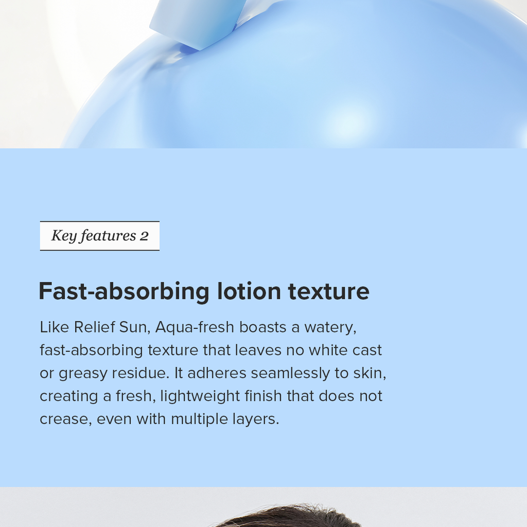 Beauty of Joseon Organic Korean Sunscreen Relief Sun Aqua-fresh: Rice + B5 50ml SPF50+PA++++ / Korean Skin Care