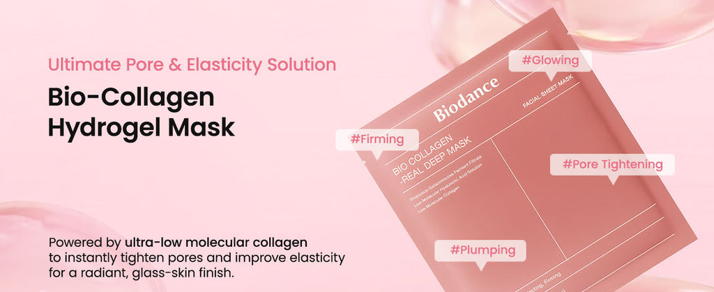 Biodance Real Deep Mask, Hydrating Overnight Hydrogel Face Mask 34g x 4ea