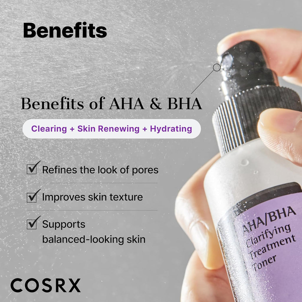 COSRX AHA/BHA Treatment Toner 5.07 fl.oz/ 150ml | Korean Skincare