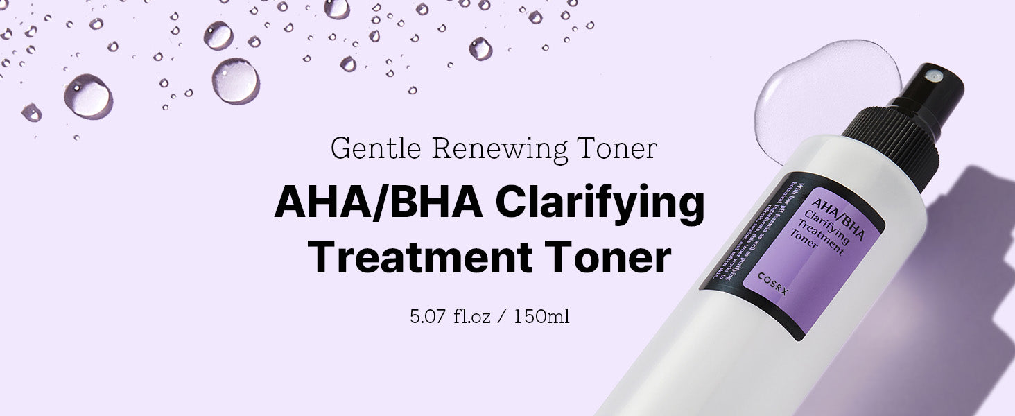COSRX AHA/BHA Treatment Toner 5.07 fl.oz/ 150ml | Korean Skincare