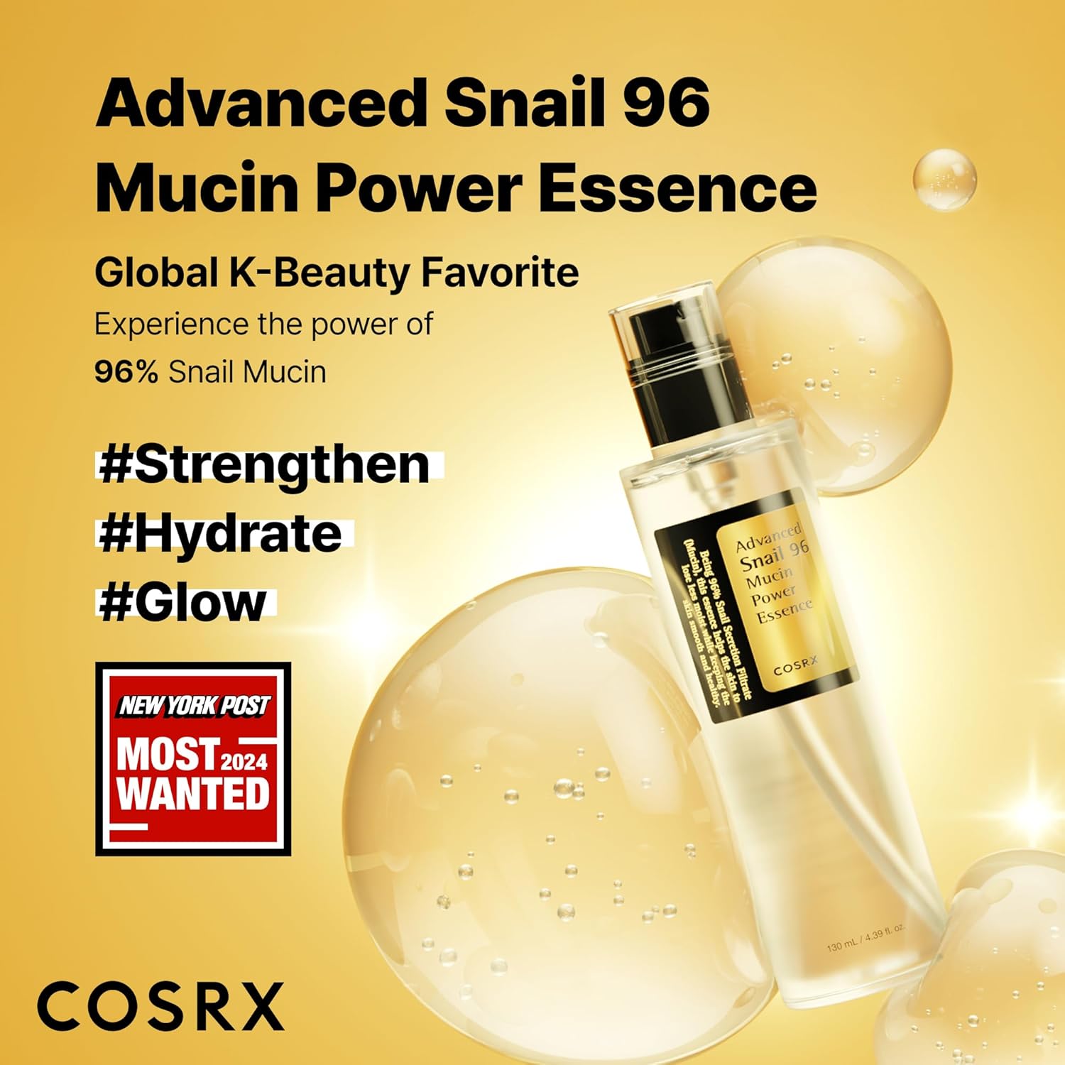 COSRX Advanced Snail 96 Mucin Power Essence 100ml / Korean Skin Care