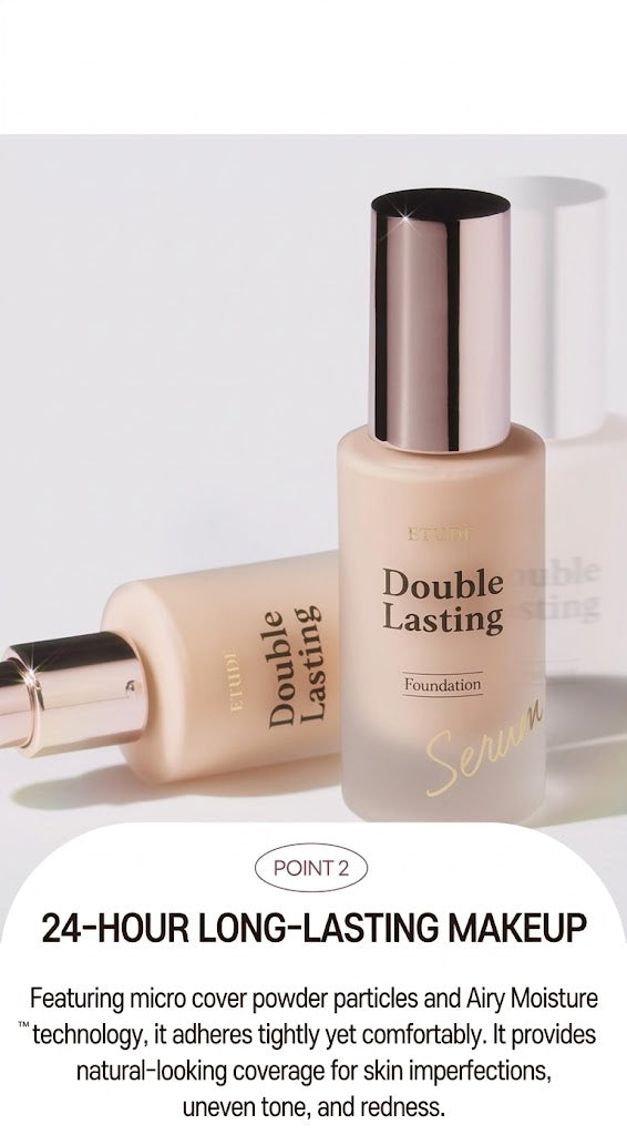ETUDE Double Lasting Serum Foundation SPF25 PA+++ 30g