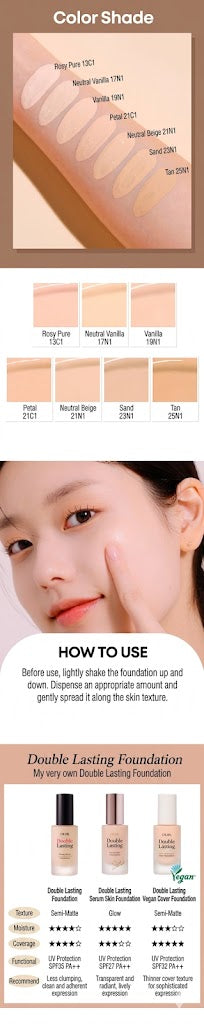 ETUDE Double Lasting Serum Foundation SPF25 PA+++ 30g