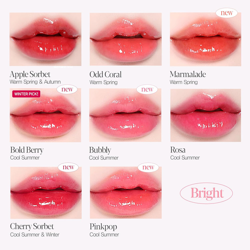 Espoir Gel Lip Tint Glaze 5.5 g – High Shine, Non-Sticky