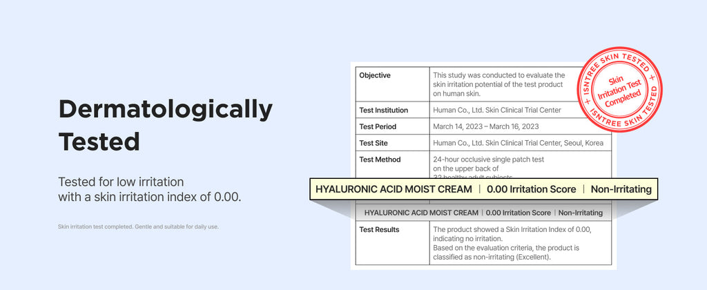 ISNTREE Hyaluronic Acid Moist Cream 100ml, 3.38 fl.oz | Korean Skincare