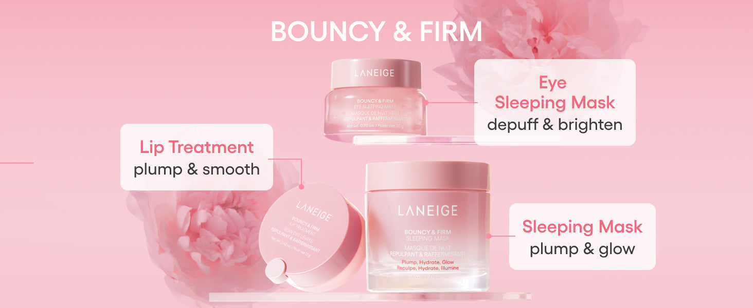 LANEIGE Bouncy & Firm Eye Sleeping Mask 20g, Korean Skin Care
