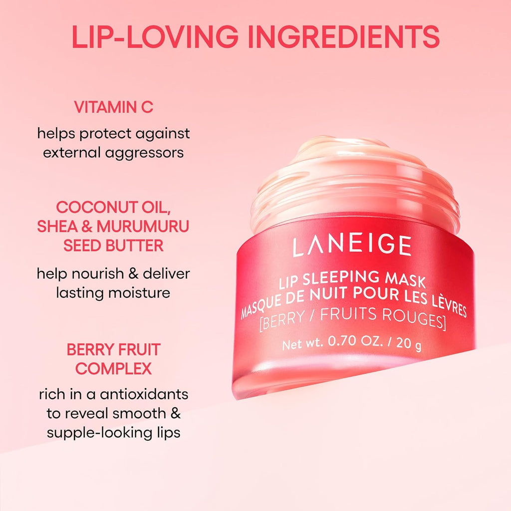 LANEIGE Lip Sleeping Mask 20g – Berry