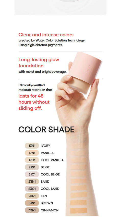 Laneige Neo Glow Hydrating Liquid Foundation 30ml