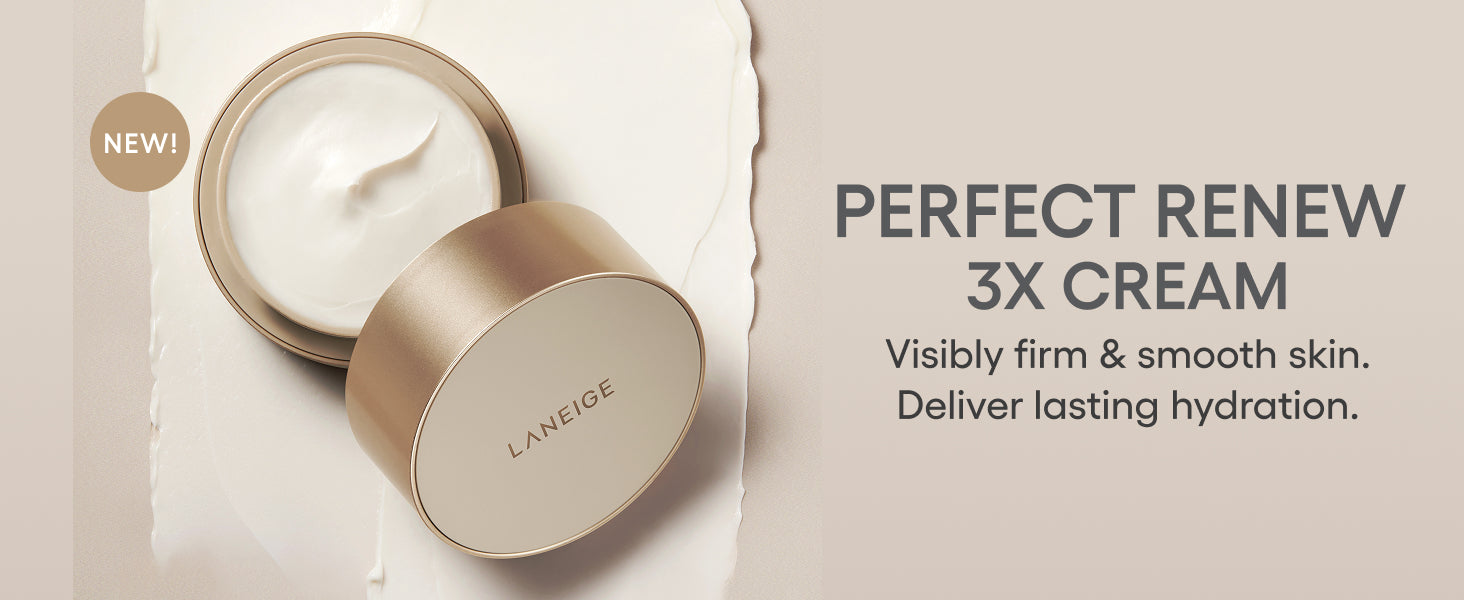 LANEIGE Perfect Renew 3X Cream – Anti-Aging Moisturizer 50ml, Korean Skin Care