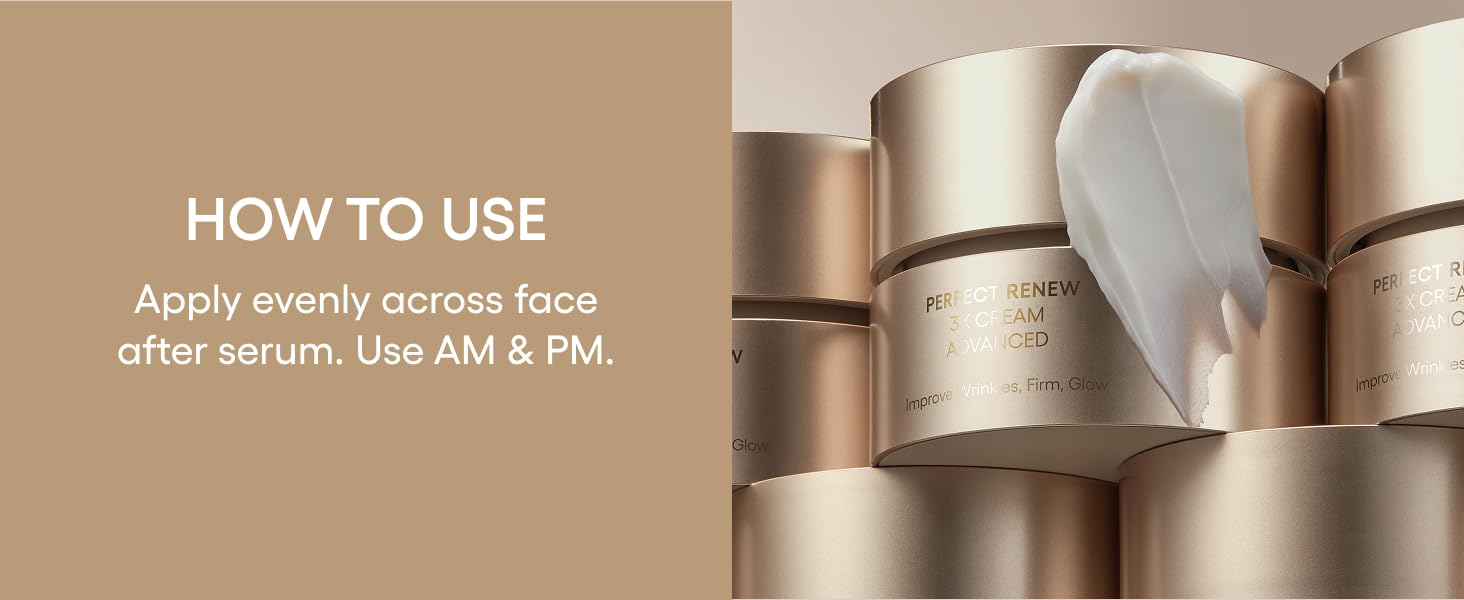 LANEIGE Perfect Renew 3X Cream – Anti-Aging Moisturizer 50ml, Korean Skin Care