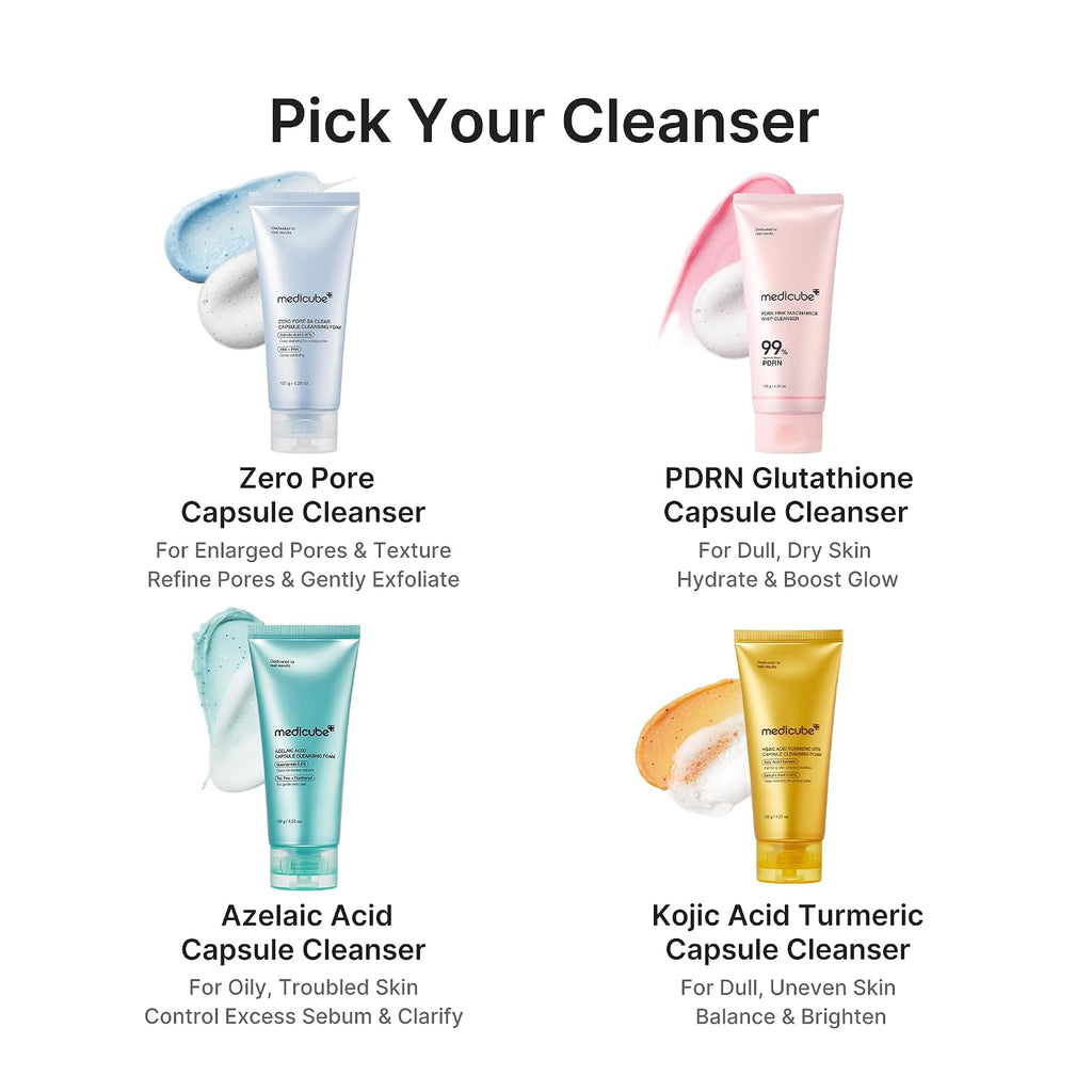 medicube Kojic Acid Turmeric Vita Capsule Cleansing Foam 120g | Korean Skincare