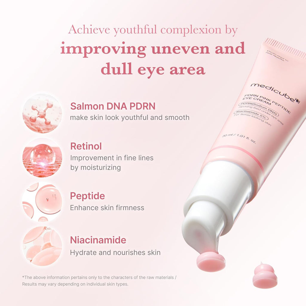 medicube PDRN Pink Peptide Eye Cream 30ml | Korean Skincare