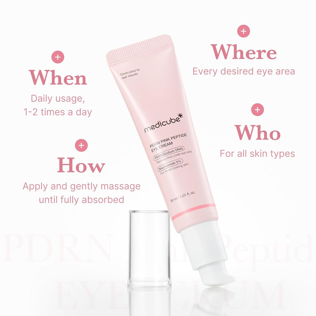 medicube PDRN Pink Peptide Eye Cream 30ml | Korean Skincare