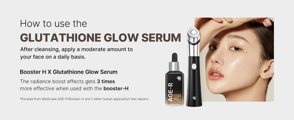 medicube AGE-R Glutathione Glow Serum 50ml, Korea Skin Care