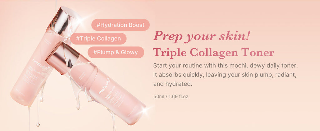 Medicube Triple Collagen Toner 140ml, Korean Skin Care