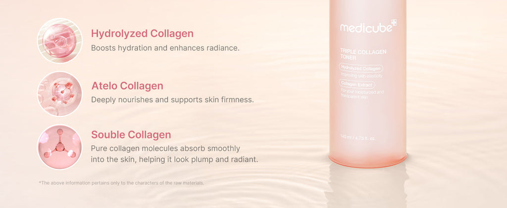 Medicube Triple Collagen Toner 140ml, Korean Skin Care