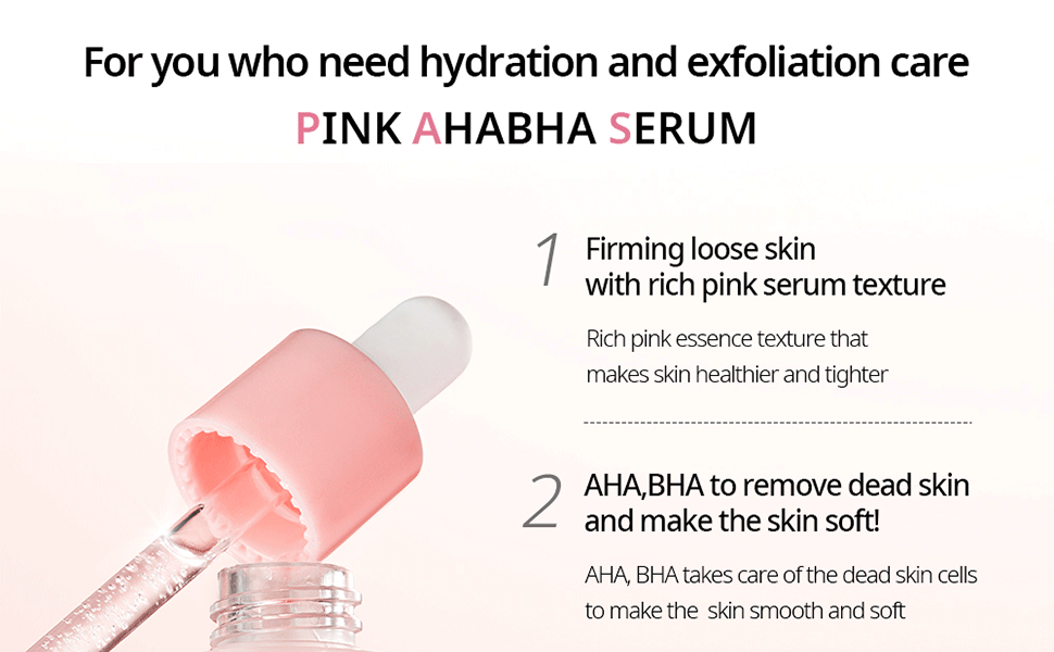 NACIFIC Pink AHA BHA Face Serum 50ml | Korean Skin care