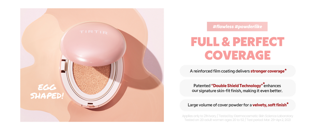 TIRTIR Mask Fit All Cover Pink Cushion Foundation 18g| Korean Makeup