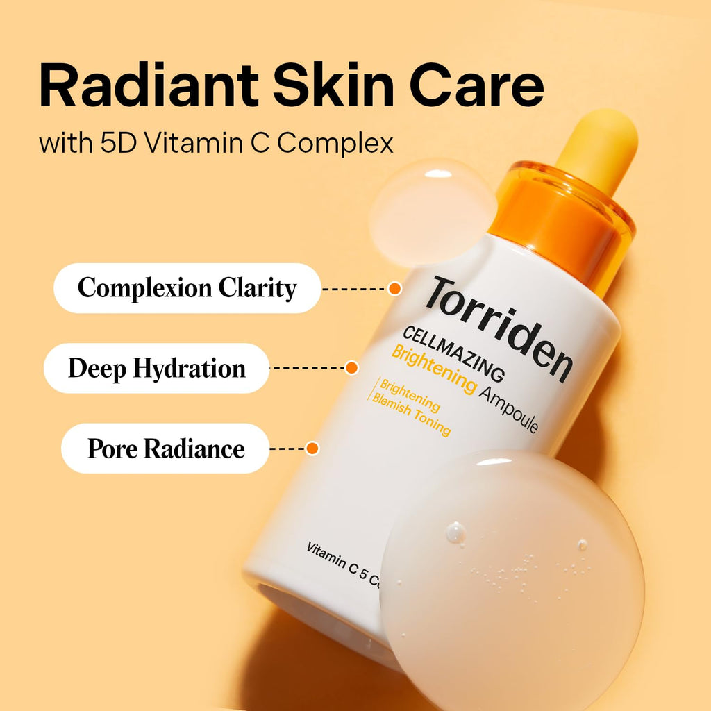 Torriden CELLMAZING Vita C Ampoule 30ml (1.01 fl.oz.) | Korean Skin care