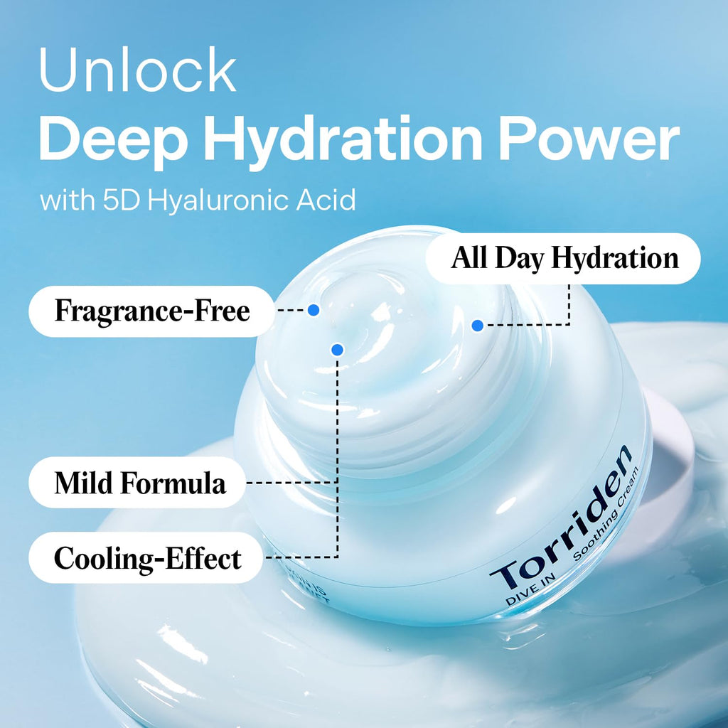 Hyaluronic Acid Soothing Gel Cream for Sensitive Skin 100ml