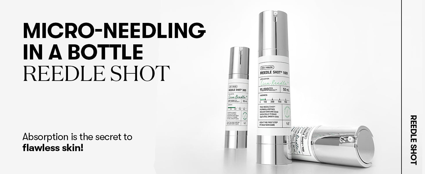VT COSMETICS CICA Reedle Shot 1000  15ml, Korean Skin Care