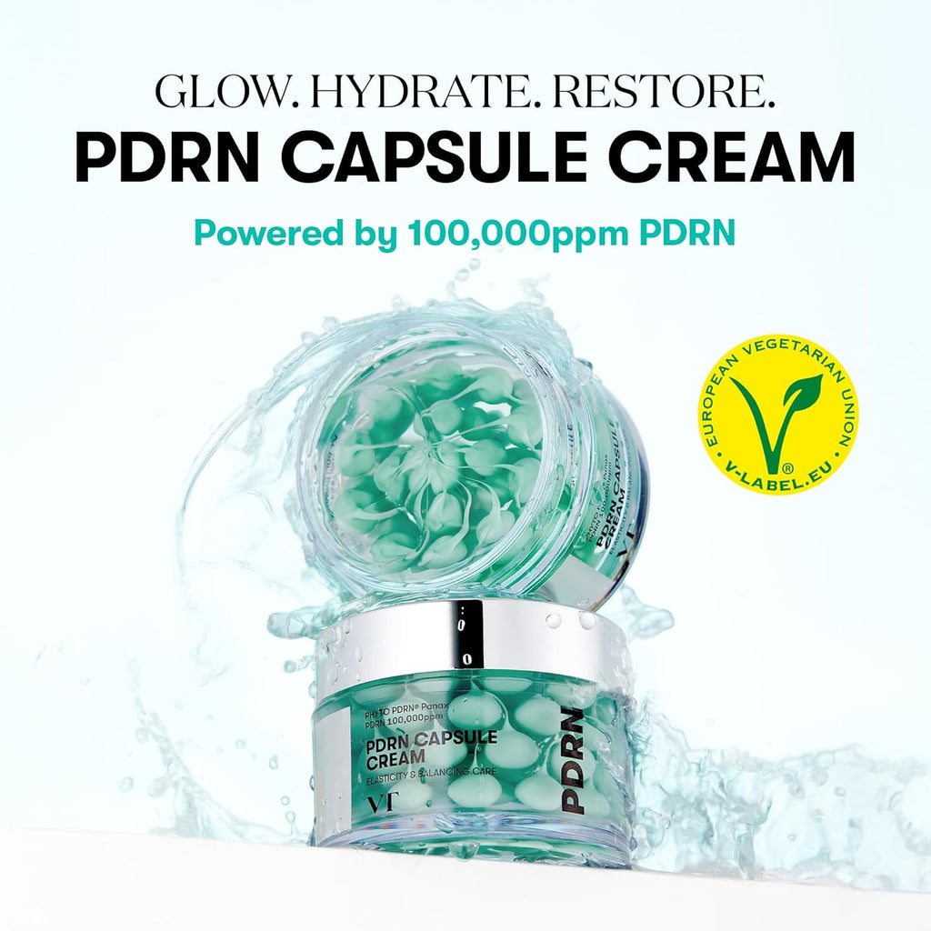 VT COSMETICS PDRN Capsule Cream 100 , Korean Skin Care (1.69 fl. oz./50ml)