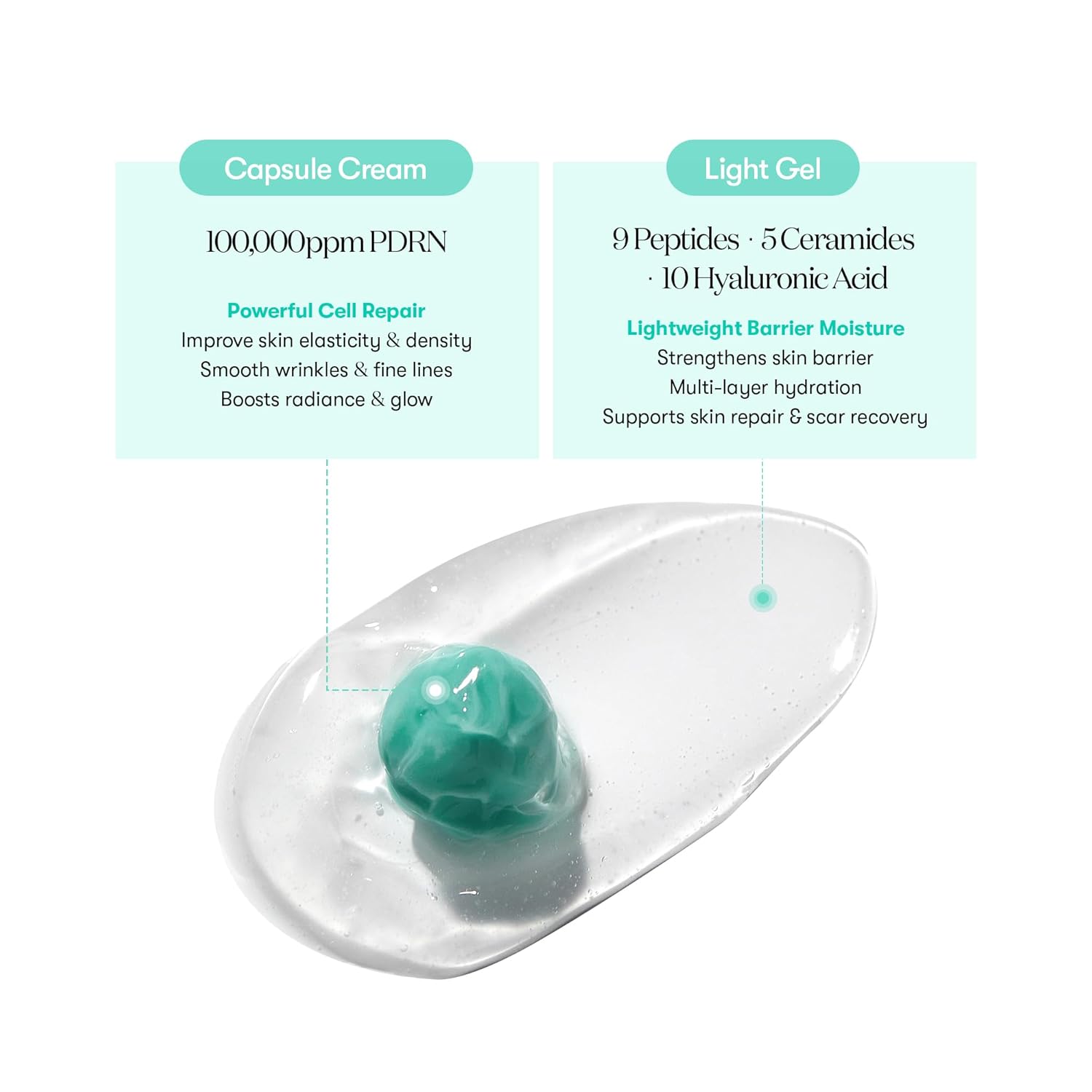 VT COSMETICS PDRN Capsule Cream 100 , Korean Skin Care (1.69 fl. oz./50ml)