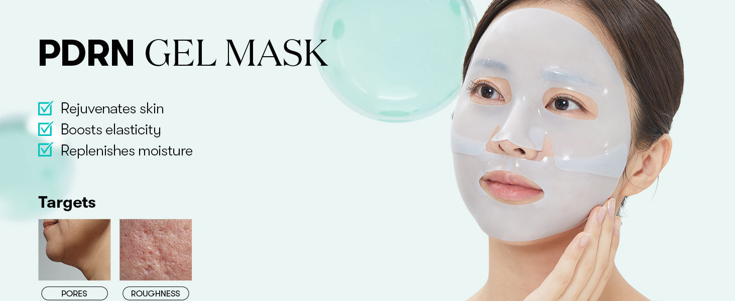 VT Vegan PDRN Hydrogel Sheet Mask with Korean Ginseng, 4 Pack