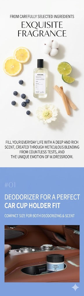 W.DRESSROOM Deodorant Diffuser [No.97 April Cotton] 110g | Korean Furniture & Home Decor