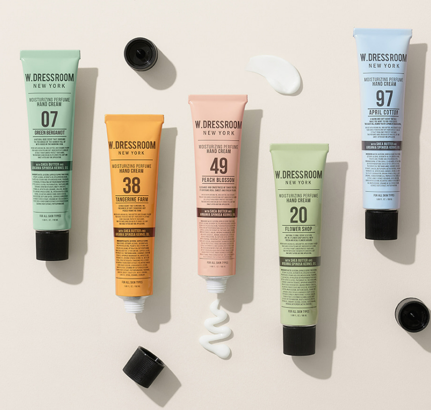 W.Dressroom Moisturizing Hand Cream for Dry Hands 50ml,Korean Hand Care