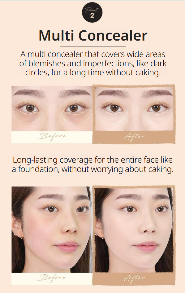 WAKEMAKE Defining Cover Concealer SPF30 / PA++ 6ml