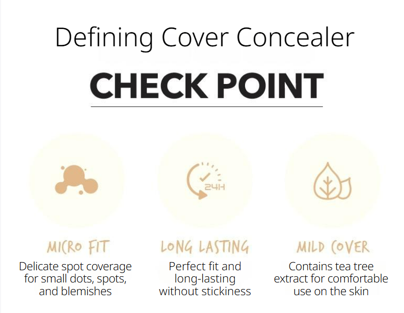 WAKEMAKE Defining Cover Concealer SPF30 / PA++ 6ml