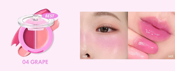 Amuse Vegan Lip & Cheek Balm & Cream Tint, Lip Plumpers