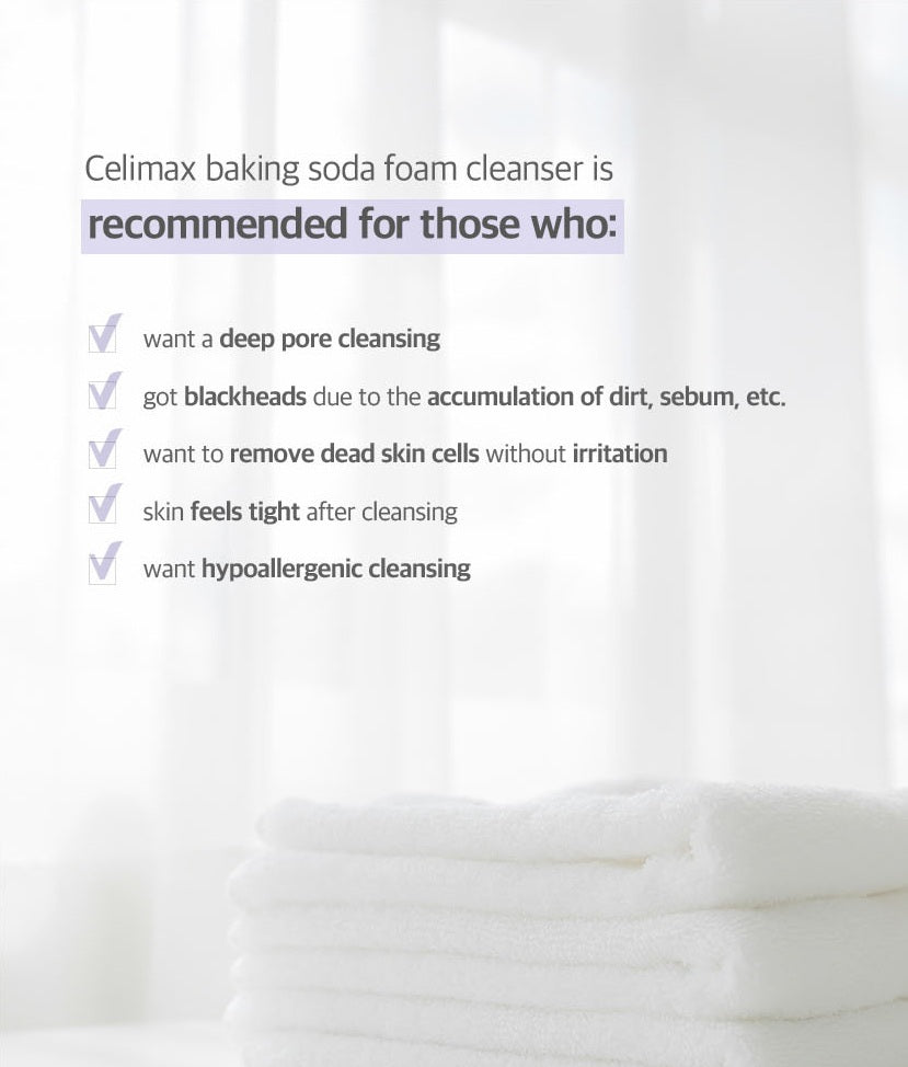 celimax Ji Woo Gae Baking Soda Deep Pore Foam Cleansing 150ml
