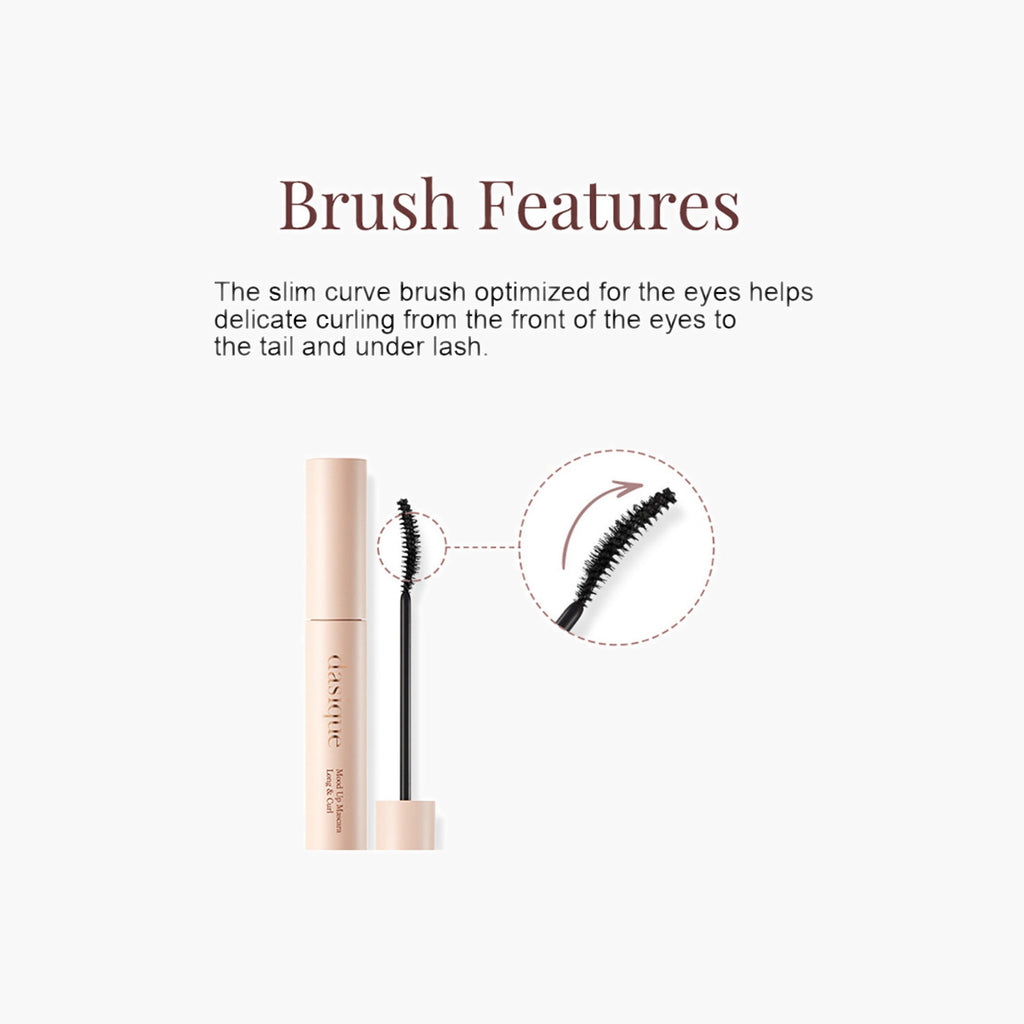 dasique Mood Up Mascara Long&Curl 7.5g, Korean Makeup