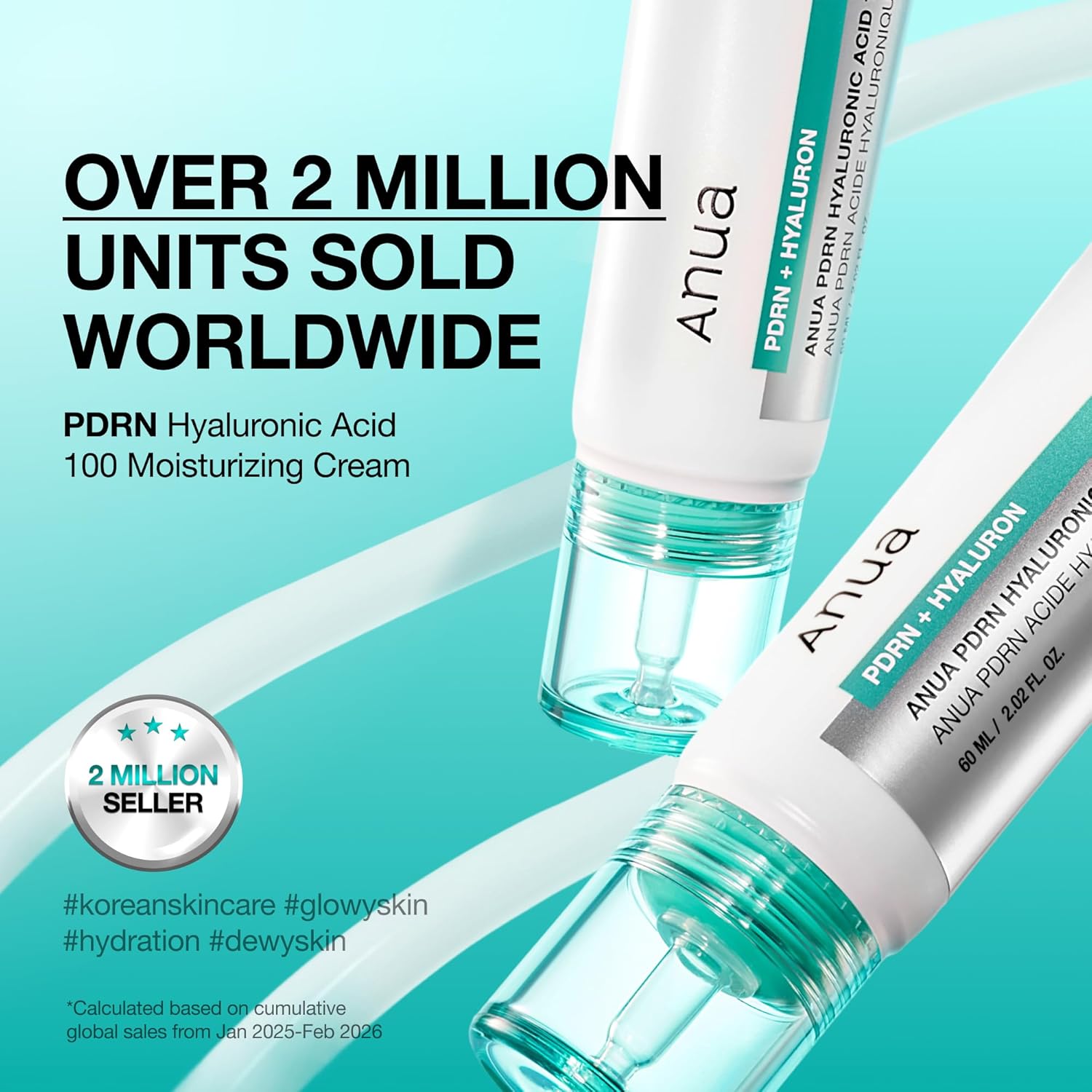 Anua PDRN Hyaluronic Acid 100 Moisturizing Cream 60ml