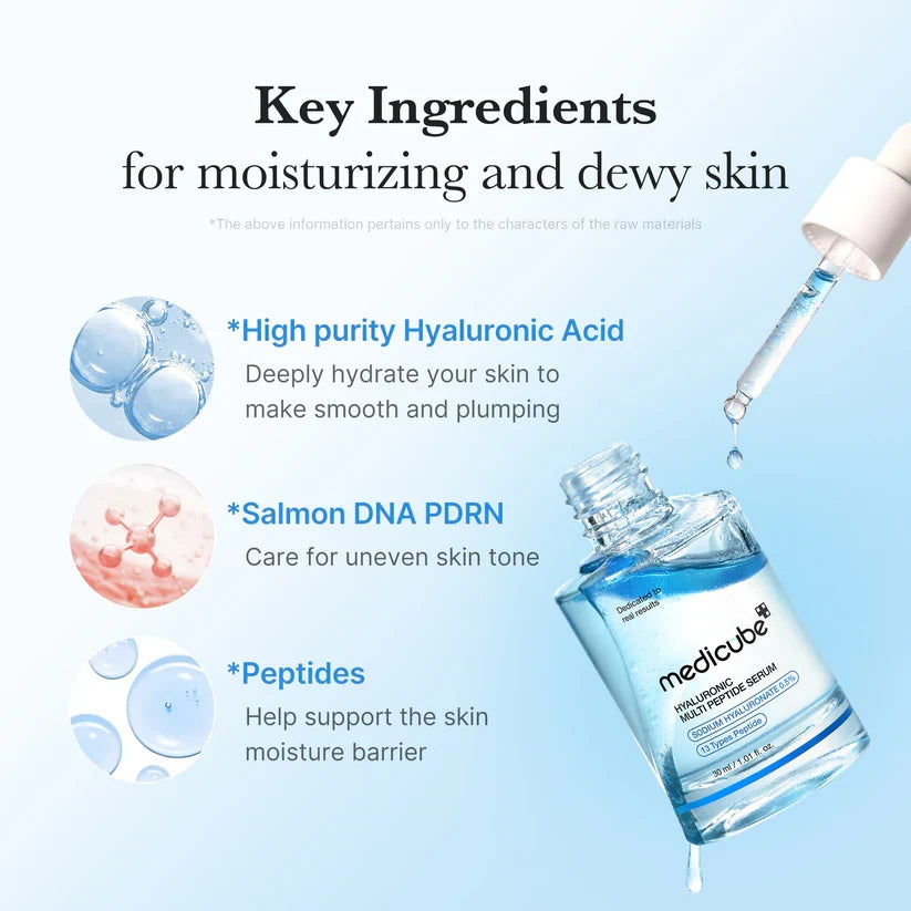 medicube Hyaluronic Multi Peptide PDRN Serum 30ml | Korean Skincare