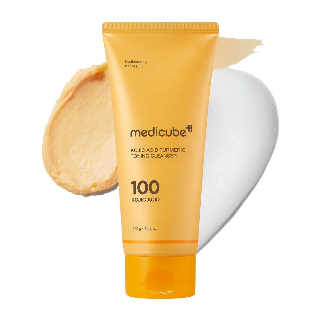 medicube Kojic Acid Turmeric Toning Cleanser 120g, Korean Skin Care