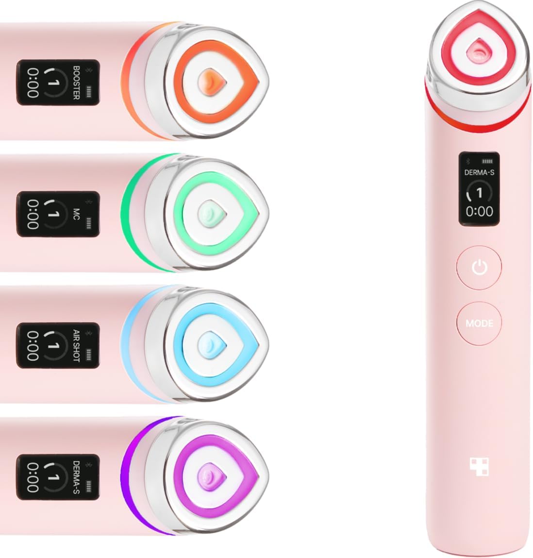 Medicube Booster Pro | 6-in-1 Real Glass Glow Beauty Massager  + Collagen Jelly Cream  | Korean Skin Care